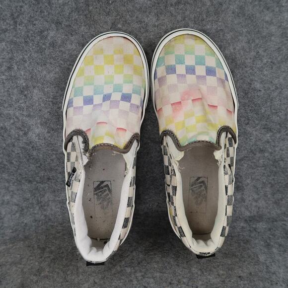 Vans Shoes Missy 2 Sneaker Classic Slip On Casual Canvas Skate Checkered Trainer - Picture 6 of 11